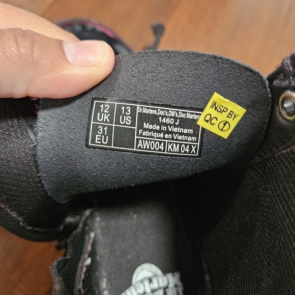 Doctor Marten patent leather 1460 kids boots size 13 - Picture 7 of 9